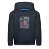 Poppy Playtime - GrabPack Schematic Hoodie (Kids, Navy, 16-20)