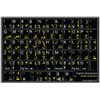 Arabic-English Non Transparent Black Background Keyboard Computer Stickers