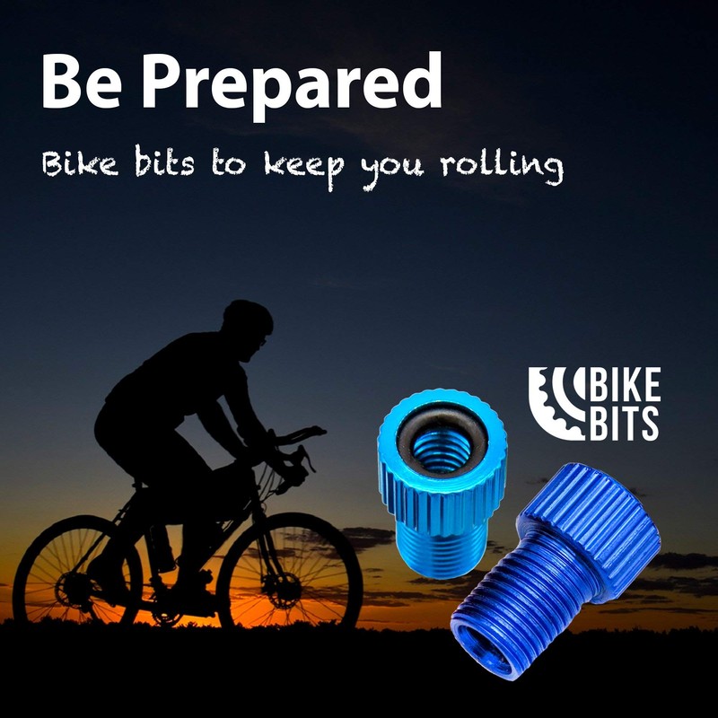 Bike Bits Presta Valve Adapter - Convert Presta to Schrader