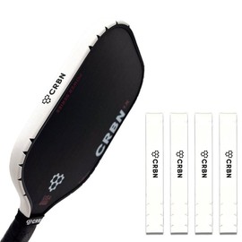 CRBN Protective Edge Guard Tape - 4 Pack for Pickleball Paddles - Color: White, Size: 12-14mm