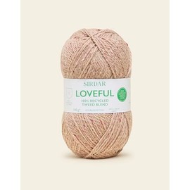Sirdar, Loveful Recyled Tweed Yarn, Oak, 100g