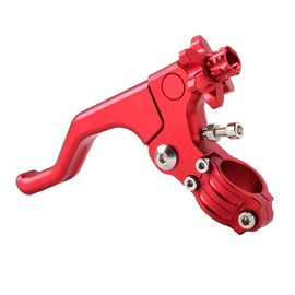 JXPANG JXPANG CNC Short Stunt Clutch Lever 22mm 7/8" Handlebar Universal Stunt Clutch Lever Motorcycle Dirt Bike for for CFR250R CFR450R CFR450X CFR250X XR250 (Red)