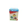 GOWI 352-00301 Rainbow Pyramid, 15 Pieces, Construction Toy