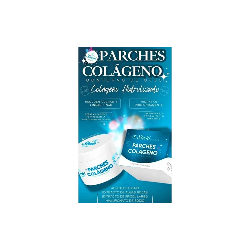 Sueros De Cafeína +gel Vitaminado+parches De Colageno Shelo