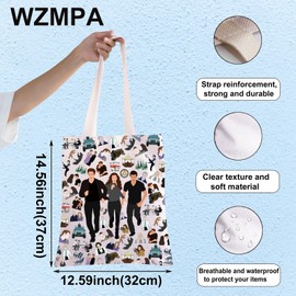 WZMPA Twilight Cosmetic Bag Edward Cullen & Bella Swan Fans Gift Twilight Character Makeup Zipper Bag, Hey Don't Hate Tg