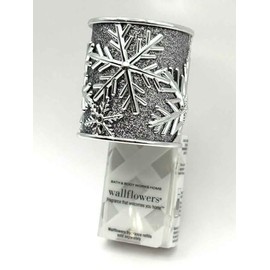 White Barn CHRISTMAS SILVER SNOWFLAKES Wallflowers Fragrance Plug