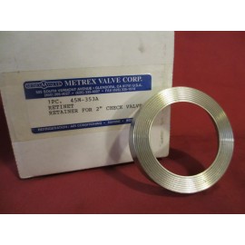 Metrex Valve Corp. 45M-353A Retainer for 2" Check Valve, Seal Kind 209-01039