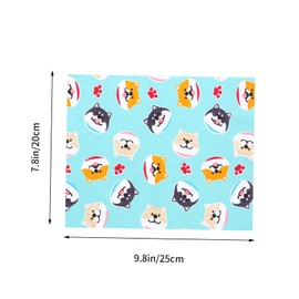 IWOWHERO 10sheets Cotton Craft Fabric Quilting Patchwork DIY Fabric Beautiful Printed Design for Handmade Projects