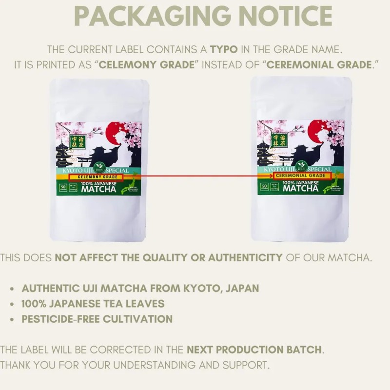 Nagomi Matcha Té Verde Matcha Orgánico Ceremonial Nagomi 100