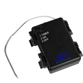 Jex Electronics Waterproof Three/3X AA Battery Holder Case Box 3.6V/4.5V with Timer Power Switch & Bare Wire Ends