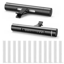 QECQEC QECQEC 2pcs car Perfume Diffuser with 12 odorless Refill Sticks, Essential Oil car diffuserSuitablefor:car,Bathroom,OfficeScenario,Cloakroom,Bedrooms,Birthday(Black1)