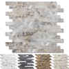 10 - Sheet Peel and Stick Backsplash Wall Tile, PVC