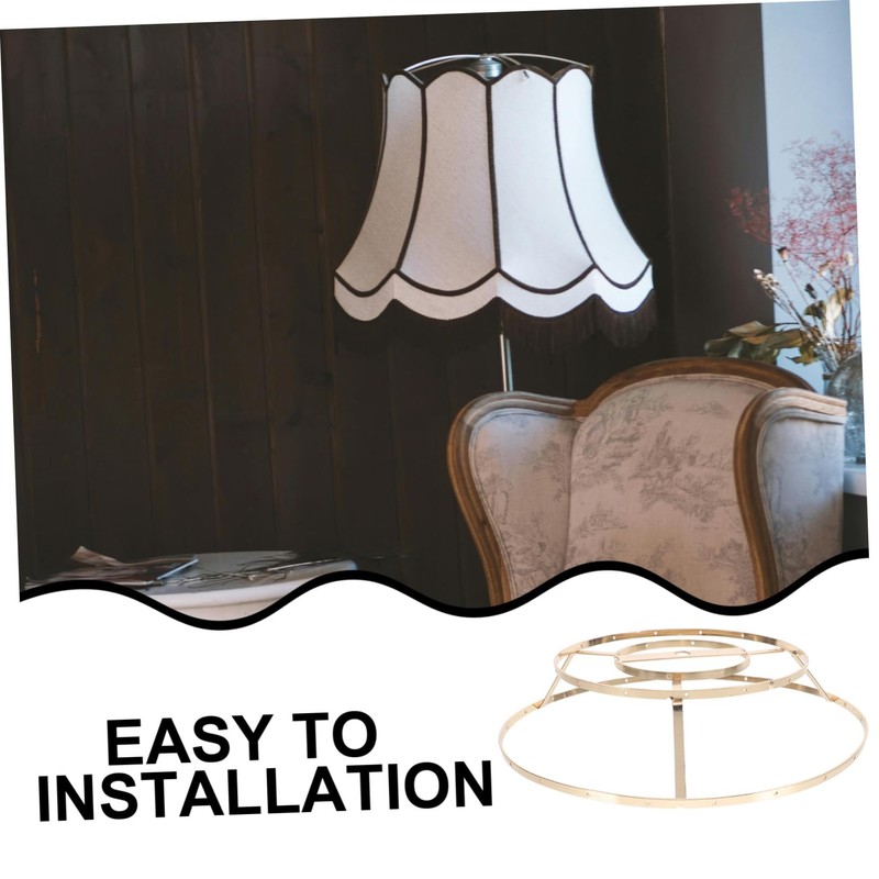 WHAMVOX Metal Lampshade Frames DIY Table Lampshade Frames Stable Lampshade