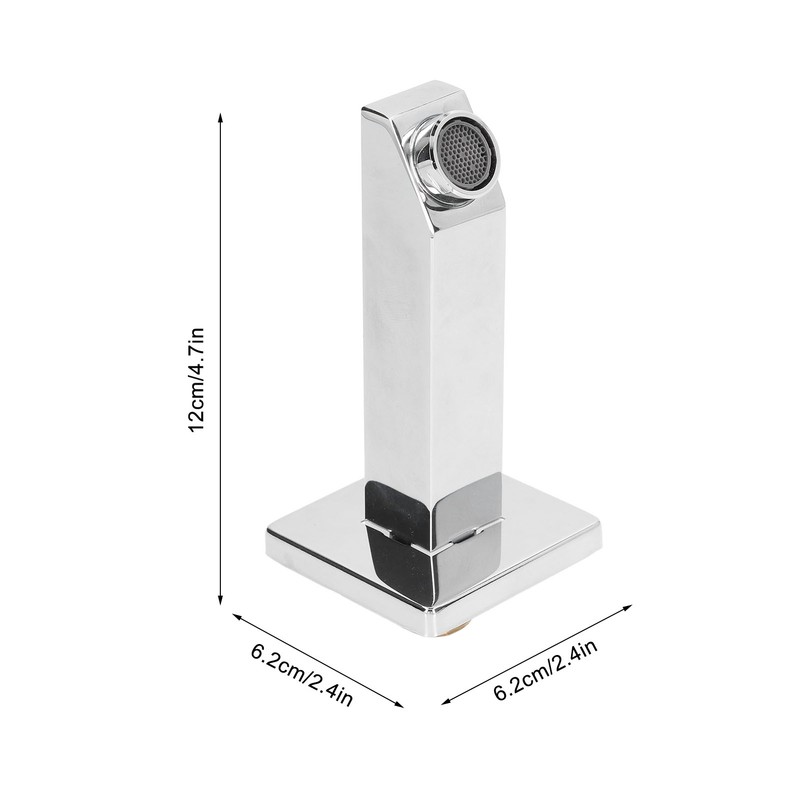 Tub Spout Brass G1/2 Connector Rectangle Wall Mounted Bathtub Faucet