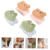Healeved 2 Sets of Face Wash Wristbands Soft Rabbit Fur
