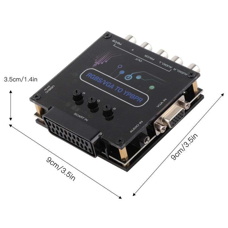RGBS VGA SCART to YPBPR Component Converter for SFC for
