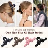 CUBACO 4 PCS Bow Hair Clips for Women Matte Bow