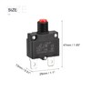 MECCANIXITY Circuit Overload Protector 18A AC125/250V DC32V Push Button Thermal