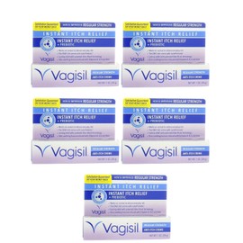 Vagisil Anti-Itch Creme Original Strength 1 oz (Pack of 5)
