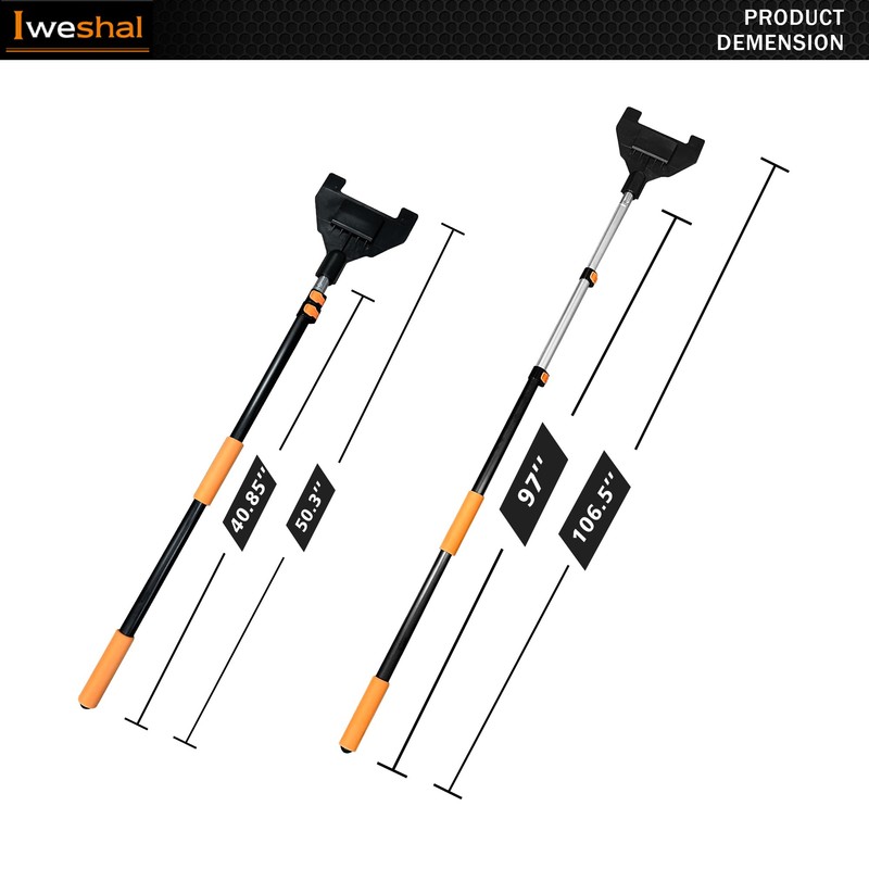 Iweshal 8ft V Shaped Board Corner Protector, with Adjustable Extension