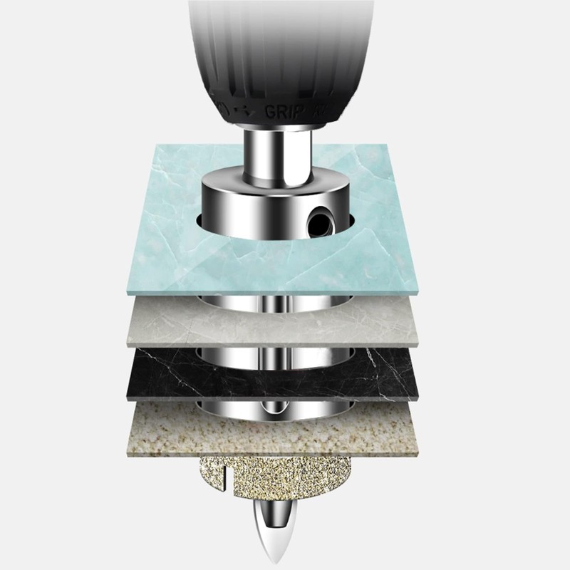 CLKE Diamond Hole Saw 35mm Tile Drill Bit with Center
