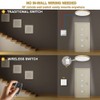 QIACHIP Wireless Light Switch 230 V and Mini Receiver Kit,