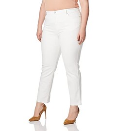 Vintage America Blues Women's Classic Amanda High Rise Tapered Jean, Crystal White, 12