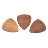 Wood Guitar Pick Holder Set 3 Pcs Wooden Guitar Picks