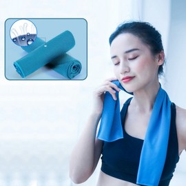 Sports towel cool towel sweat towel gym cooling sweat absorbing cool towel Random delivery 13ea