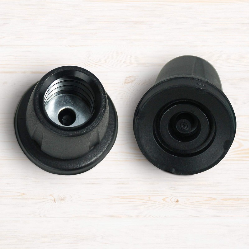 ORTONYX Crutch Tips (1 Pair) – Black