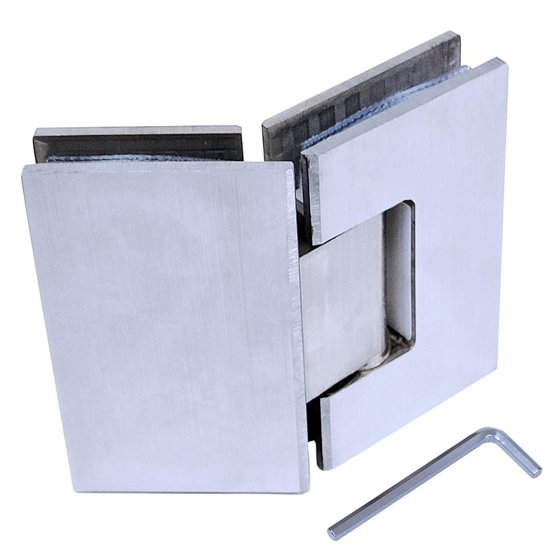 2 Packs Heavy Duty 135 Degree Solid Shower Door Hinges