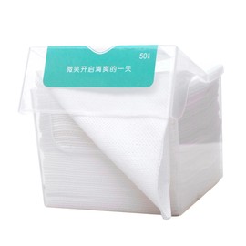 FOMIYES 1 Set 50Pcs Disposable Facial Cleansing Towels Thick Cotton Makeup Towels for Travel Outdoor and Camping Portable Facial Cleaning Tissue