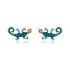Lizard Earrings Sterling Silver Gecko Stud Earrings Animal Jewellery Gifts