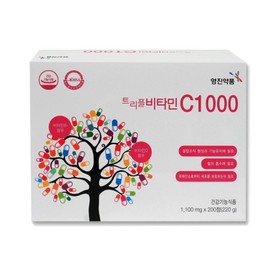 영진 트리플 비타민C 1000 (200정 200일분) 비타민D 비타민B Youngjin Triple Vitamin C 1000 (200 tablets, 200 days' supply) Vitamin D Vitamin B