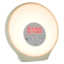 Lumie Lumie Sunrise Alarm - Sunrise Wake-up Alarm, Sunset Sleep Feature, Sounds and Mood Lighting, White