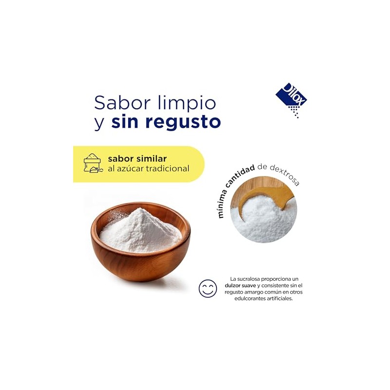 Endulzante Sucralosa en Sobres Sin Calorías 700 g en Sobres