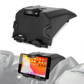 PSLER X3 Electric Device Tablet Cell Phone GPS Holder Mounts with X3 Storage Box Organizer Tray for Maverick X3 All Models X3 Max DS MR RC RS Turbo R RR 2017-2024 Accessories Replace OEM 715002874