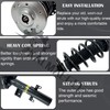 Kalmaegee Front Right Shock Strut Assembly for Land Rover LR2