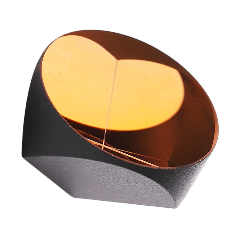 Corner Prism Cube Copper Coated Plated Trihedral Retroreflector Optical Glass