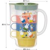 Skater KS32-A Stacking Cup with Case, Set of 4, Cold