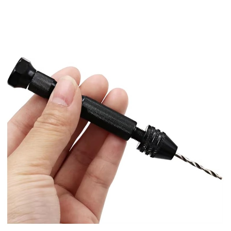26 PCS Portable Pin Vise Hand Drill Bit Set, 25