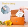 Funny Cosmetic Bag with Mirror Small Makeup Bag for Purse,