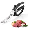 Poultry Scissors, Meat Scissors, Kitchen Scissors with Metal Handles, Non-Slip