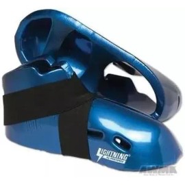 PROFOSS 프로포스 라이트닝 스파링 슈즈/풋기어 킥스 - 블루 사이즈 5-6 대형 Profos Lightning Sparring Shoes/Footgear Kicks - Blue Size 5-6 Large