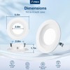 Amico 4 Pack 4 inch 5CCT LED Recessed Lighting, Dimmable,
