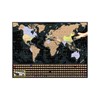 University Games U08566 World Map Scratch Off Puzzle