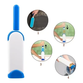 TechMel Kit 2 Cepillos Quita Pelusa Pelo Con Sistema Autolimpieza Tv