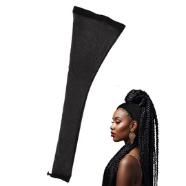 Hair Weave Sleeve for Locs, Hair Sleeves for Locs with Drawstring, Extra Long Hairsleeve for Braids & Dreadlocks, Breathable Loc Sleeve for Women, Haircare for Wig, Lightweight Hairs & Wig Cap