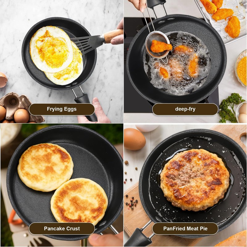 Mini Nonstick Egg & Omelet Pan – 4.7” Single Serve