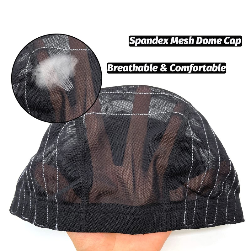 Wig Cap with Guideline Map for Wig Making, Stretchable Mesh
